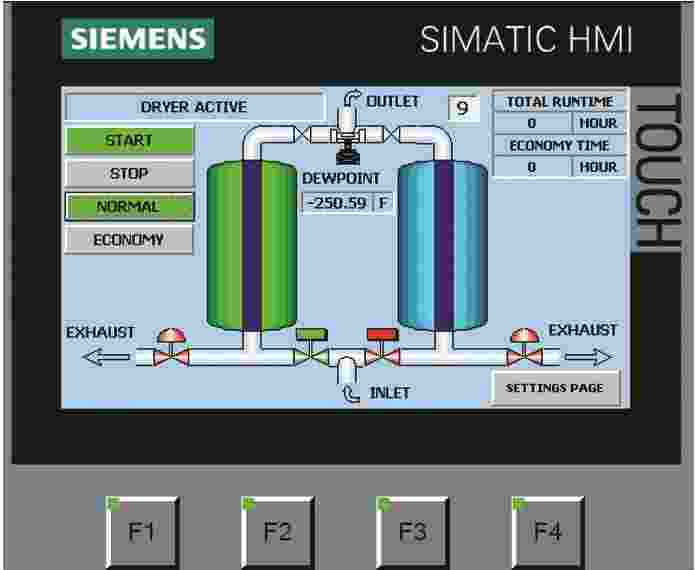 Контроллер осушителя MDA производства Siemens.