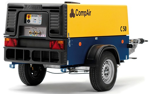 Передвижной дизельный компрессор CompAir C50